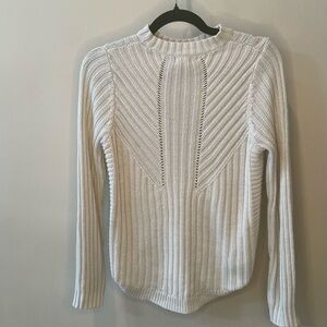 Elegant White Tahari Sweater